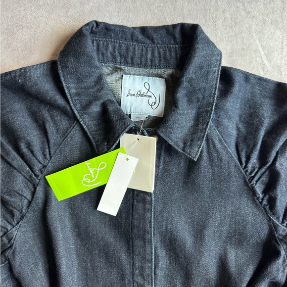 Sam Edelman Black Dress with Gold Buckle - Picture 3 of 11